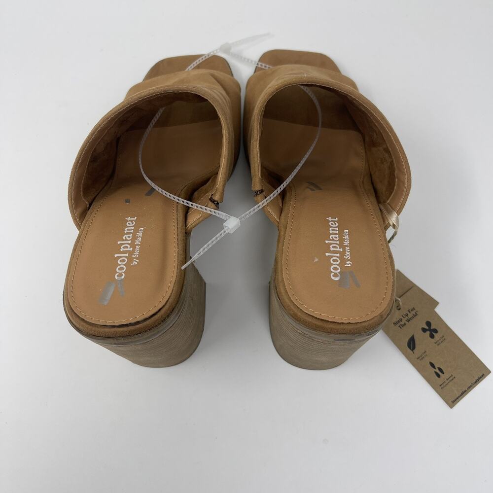 Cool Planet Steve Madden Newbury Sandals Womens Size 11 Chunky Heeled Mules NEW - Picture 8 of 13